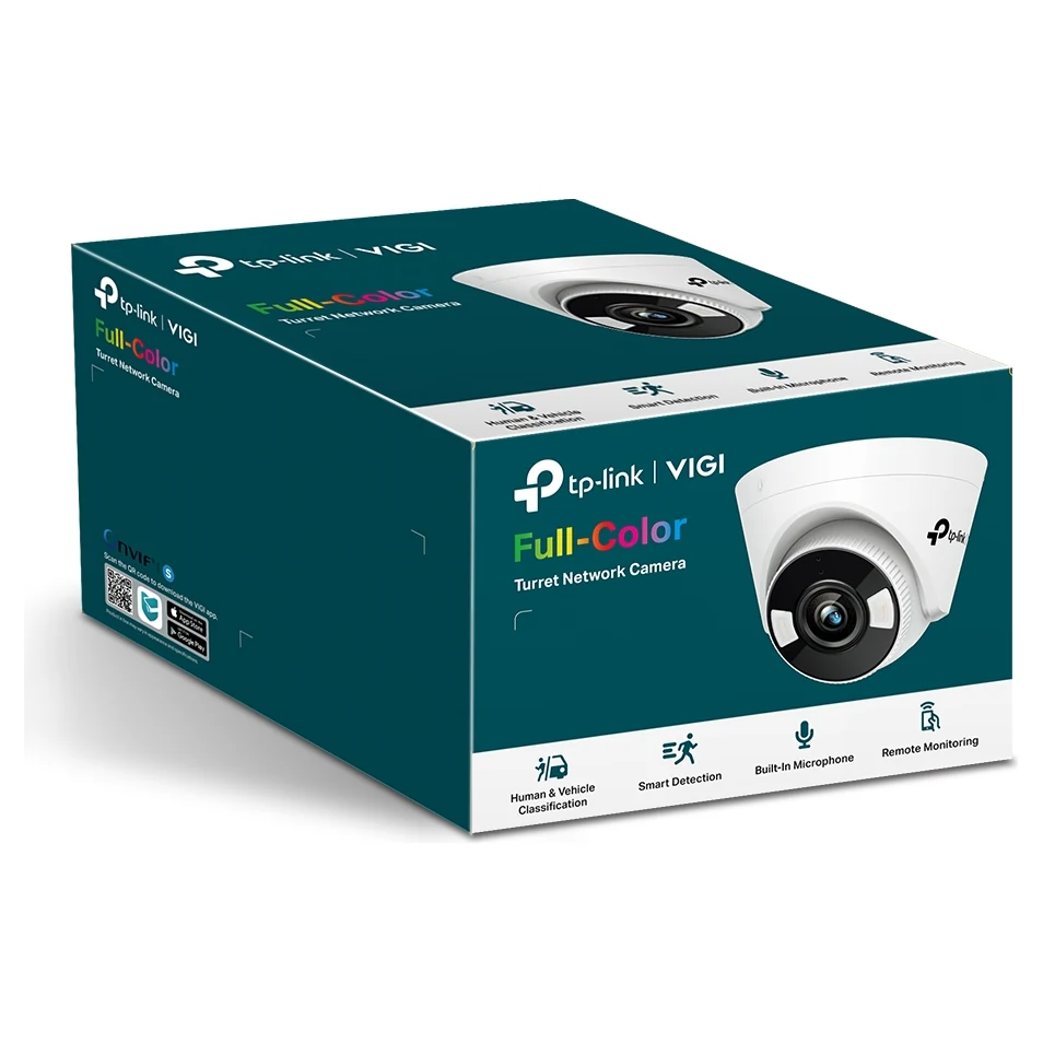 VIGI C450 turretcamera, wit, met lens en verlichtingsring (3)